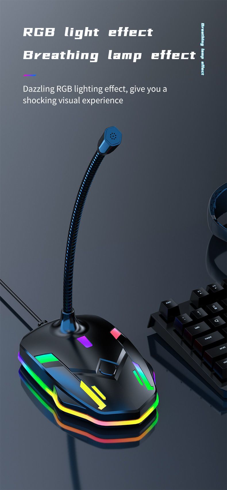 M9 Computer Noise Cancelling Microphone Ink green