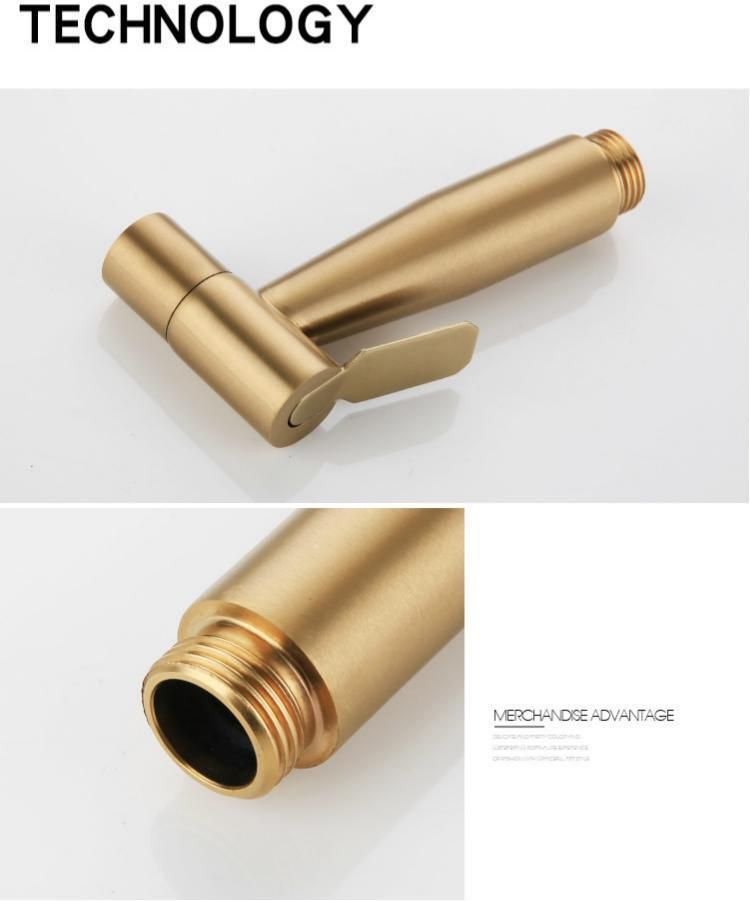 Hygiene Bidet Sprayer Set Gold