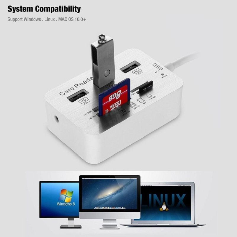 USB 3.0 Hub Multifunctional Card Reader