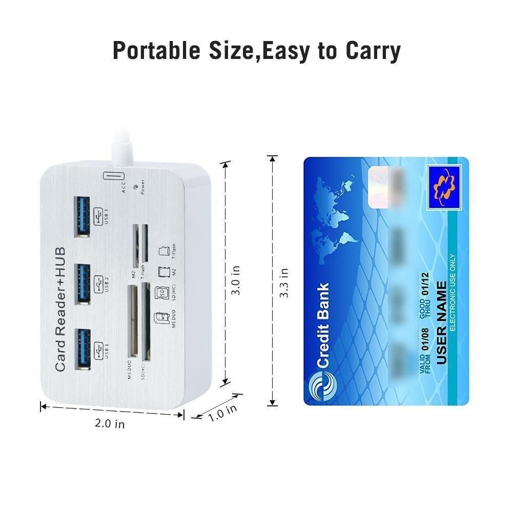 USB 3.0 Hub Multifunctional Card Reader