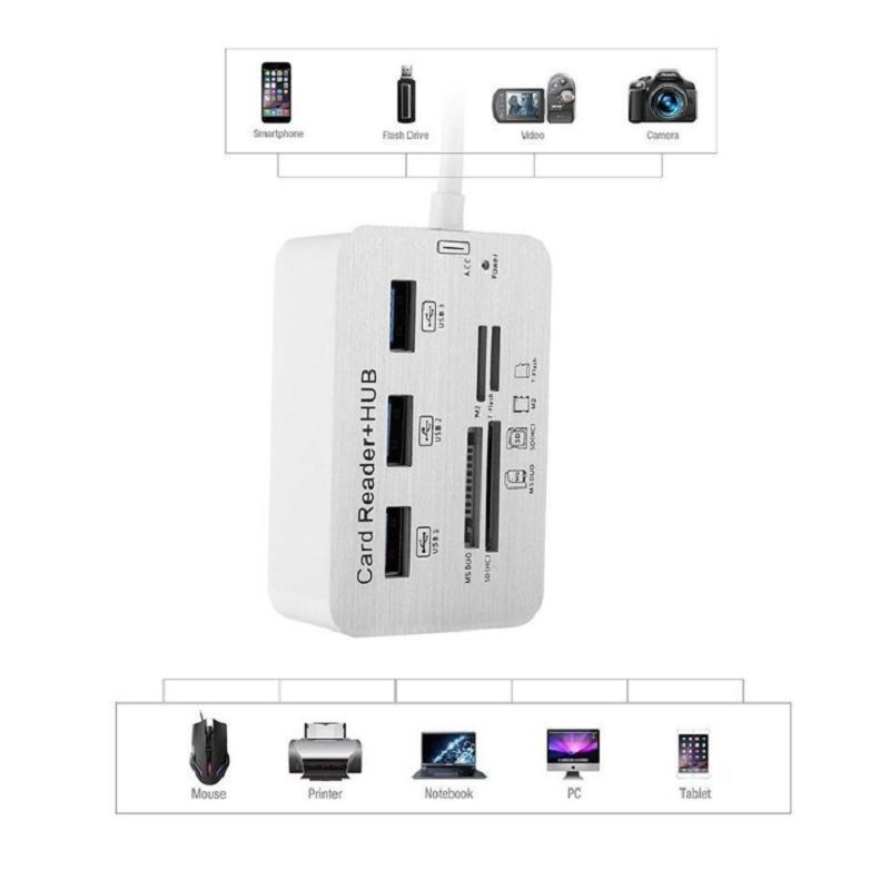 USB 3.0 Hub Multifunctional Card Reader