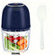 350ml Household Multifunctional Automatic Food Processor-blue