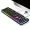 104 Keys Wired Keyboard Black