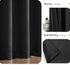 210gsm Solid Black Drape W132xH213cm Ring Top 1 Panel High Shading Bedroom Darkening Halloween Curtain