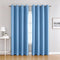 Sky Blue Eyelet Curtain Panel 132cm Wide 175cm Drop 210GSM Solid Woven 1pc Bedroom Light Blocker Spring Window Refresh
