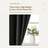 Sky Blue Eyelet Curtain Panel 132cm Wide 175cm Drop 210GSM Solid Woven 1pc Bedroom Light Blocker Spring Window Refresh
