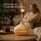 Onion Wood Grain Aroma Diffuser, Light Wood + Remote, 24V AU Plug, Holiday Present