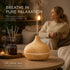 Onion Wood Grain Aroma Diffuser, Light Wood + Remote, 24V AU Plug, Holiday Present