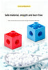 50pcs 10 Colors Mixed PP Square Building Blocks