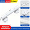 Drill-Free Bathroom Safety Grab Rail, Anti-Slip Toilet Support Handle With Removable Design, White, 35cm, Installed With Adhesive Putty, Reliable Shower Balance Assist Bar