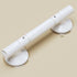 No Drill Bathroom Safety Grab Bar, Anti-Slip Handrail For Restroom, Removable White Support Handle, 45cm, Adhesive Putty Mount, Sturdy Household Mobility Accessory