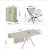 ONEFOREST Ultralight 4-Piece Camping Set, Modao New Green with Storage Bag, Aluminum Table Frame & 2 Moon Chairs, Foldable Outdoor Gear for Picnic Hiking Travel, Christmas Holiday Gift
