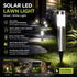 Small Silver Cool White Solar LED Outdoor Garden Light