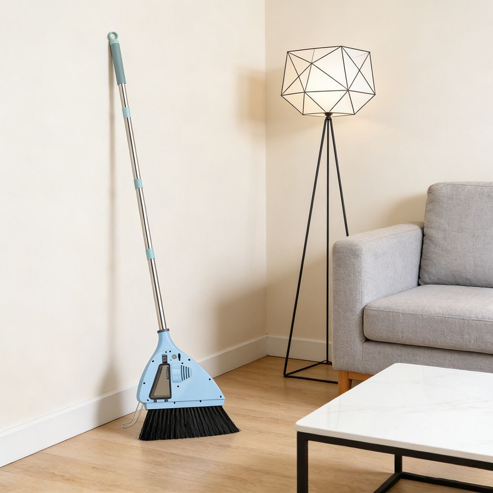 2 in 1 Electric Broom & Vacuum Cleaner | Handheld Sweep & Vacuum All-in-One | Christmas Household Cleaning Gift | Multifunctional Home Floor Electric Sweeper