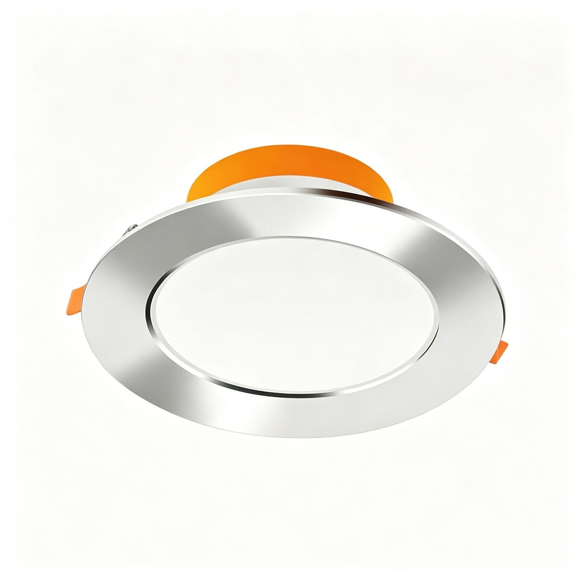 4 Pack All Aluminum Bright Silver 9W Warm White (Cutout 9-11cm) | Recessed LED Ceiling Light | Halloween Versatile Cozy Set | Medium Warm Light Silver Downlight