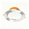 4 Pack All Aluminum Bright Silver 9W Warm White (Cutout 9-11cm) | Recessed LED Ceiling Light | Halloween Versatile Cozy Set | Medium Warm Light Silver Downlight