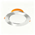 4 Pack All Aluminum Bright Silver 9W Warm White (Cutout 9-11cm) | Recessed LED Ceiling Light | Halloween Versatile Cozy Set | Medium Warm Light Silver Downlight