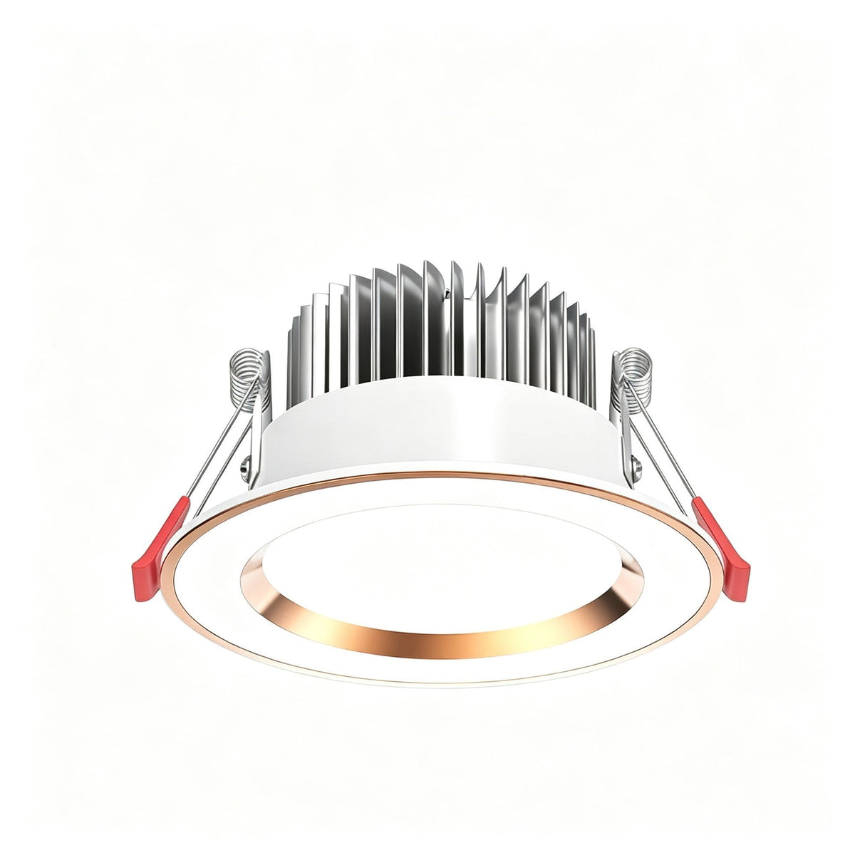 4 Pack Platinum White 5W Warm White [Luxury All Aluminum] (Cutout 6.5-8.5cm) | Recessed LED Ceiling Light | Halloween Mini Cozy Set | Small Warm Light All Aluminum Downlight
