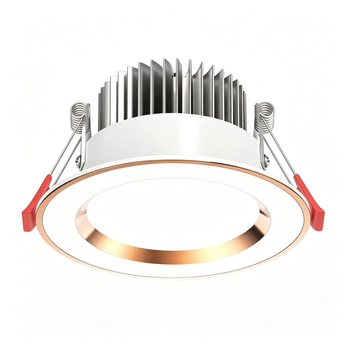4 Pack Platinum White 7W Cool White [Premium Thickened Aluminum] (Cutout 7-9cm) | Recessed LED Downlight | Christmas Heavy Duty Set | Thickened Aluminum Robust Ceiling Light