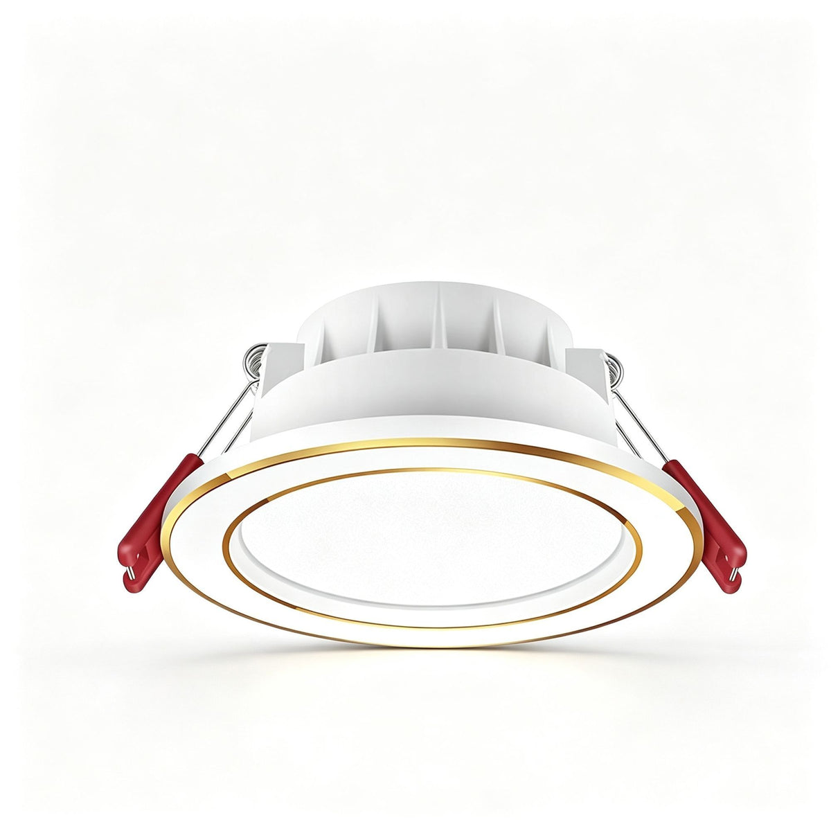 4 Pack Platinum White Flagship Full Spectrum 98 CRI 7W Cool White | Recessed LED Downlight | Christmas Eye-Care Premium Set | High Color Rendering Round Ceiling Light