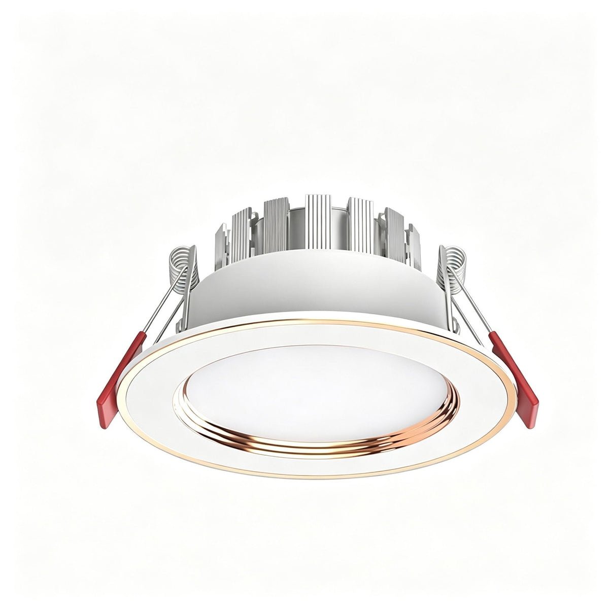 4 Pack Platinum White Flagship Full Spectrum 98 CRI 7W Tri-Color | Recessed LED Downlight | Christmas Dimmable Premium Set | 3-Color Tunable Full Spectrum Ceiling Lamp