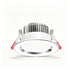 4 Pack Silver White 7W Cool White [Luxury All Aluminum] (Cutout 6.5-9cm) | Recessed LED Downlight | Christmas Luxury Bright Silver Gift | All Aluminum Silver Trim White Ceiling Light