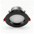 4 Pack Black Full Spectrum 98 CRI 7W Neutral White (Cutout 6.5-8.5cm) | Recessed LED Downlight | Halloween Natural Vision 4-Pack | Full Spectrum Neutral Light Home Downlight