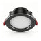 4 Pack Black Silver Flagship Full Spectrum 98 CRI 7W Cool White | Recessed LED Downlight | Christmas High-CRI Contrast 4-Piece Set | Two-Tone Full Spectrum Bright Ceiling Light
