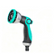 D5 Chrome Plated Shower Water Gun Blue | Christmas Rust-Resistant Gift | Chrome Finish Dual-Use Nozzle for Watering & Cleaning