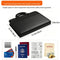 Fireproof Expanding File Folder A4 Document Organizer Portable Handheld File Bag, Christmas Office Gift, 38x28x9