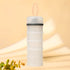 White 5‑Layer Independent Grid Powder Box 2Pcs, Leak‑Proof Sealed Protein Powder Organizer, Holiday Gift for Outdoor Fitness Use
