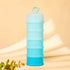 Blue 5‑Tier Separated Grid Powder Dispenser 2Pcs, Airtight Portable Protein Powder Retail Box, Christmas & Halloween Travel Storage Case