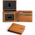 Men Short Anti‑Theft RFID Blocking Wallet Brown, Portable Business Money Clip, Holiday Gift for Men Daily Travel Storage Purse