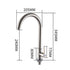 Ball Bearing 304 Linglong Pagoda 24 Tube Single Cold Tap Without Inlet Pipe 304 Stainless Steel Sink Faucet for Kitchen Christmas Home Supply