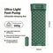 Inflatable Air Mattress Single 190x60x5cm Green Lightweight Portable Camping Air Bed for Outdoor Travel Home Lunch Rest Halloween Christmas Camping Gear