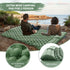Navy Inflatable Camping Mattress 190x60x5cm Single Size Lightweight Air Bed for Hiking Trip Home Midday Break Christmas Outdoor Supply