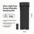 Grey Single Inflatable Air Mattress 190x60x5cm Portable Air Bed for Camping Travel Office Lunch Rest Halloween Holiday Camping Accessory