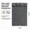 Grey Double Portable Inflatable Air Bed 190x120x5cm Compact Mattress for Camping Trip Family Outdoor Rest Xmas Holiday Equipment
