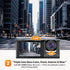 2‑Inch Screen Triple‑Lens Car DVR Front Interior Rear With 32G Memory Card HD Night‑Vision Parking Surveillance Recording, Ideal Xmas Present For Driver Auto Holiday Accessory
