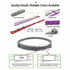 Purple Tin Calming Pheromone Cat Collar 38cm Water Resistant 60-Day Stress Relief for Anxious Indoor Felines