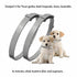 62cm Grey Large Pet Flea & Tick Collar Tin Allergy-Free Water Resistant Long-Lasting Mosquito Control Dogs Cats Outdoor