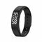 C3 PLUS Smart Watch Fitness Tracker Band Round Screen Step Counter Calorie Distance Silent Alarm USB Recharge Black 3 Alarms Gym Gift