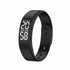 C3 PLUS Smart Watch Fitness Tracker Band Round Screen Step Counter Calorie Distance Silent Alarm USB Recharge Black 3 Alarms Gym Gift