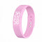 Pink LED Screen Fitness Tracker Band 3 Alarms USB Direct Charge 3D Pedometer Calorie Mileage Monitor Unisex Smart Wristband Gym