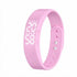 Pink LED Screen Fitness Tracker Band 3 Alarms USB Direct Charge 3D Pedometer Calorie Mileage Monitor Unisex Smart Wristband Gym