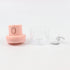 Pink 100ML Small Garlic Mincer One-Touch Mini Food Chopper for Ginger Chilli Meal Prep Compact Kitchen Tool
