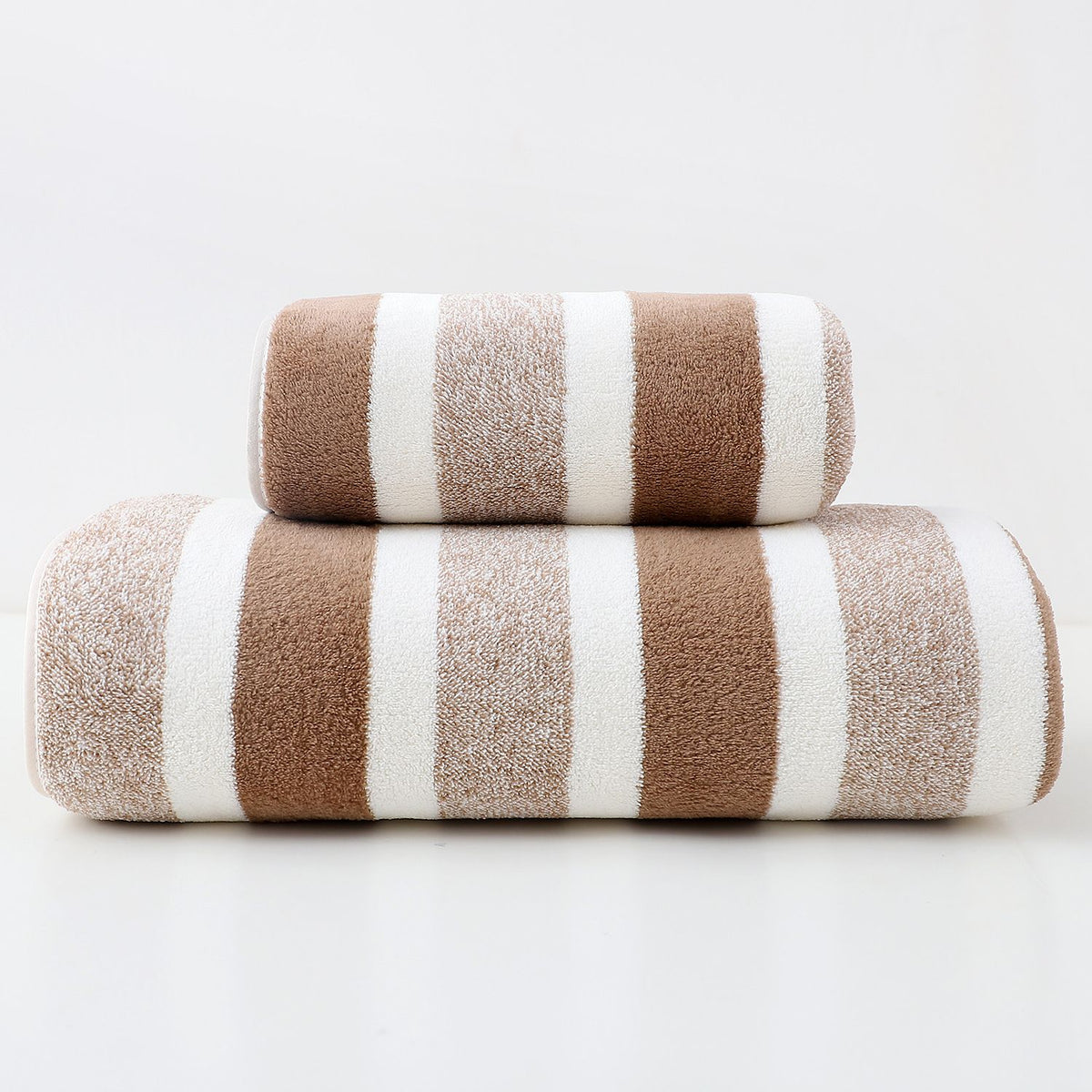 Bronze Star Patterned 6 Piece Bath Sheet Hand Towel Washcloth Combo Thick Absorbent Terry Bathroom Guest Set