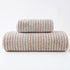 Bronze Star Patterned 6 Piece Bath Sheet Hand Towel Washcloth Combo Thick Absorbent Terry Bathroom Guest Set