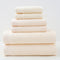 Combed Cotton Towel Set for Bath, Hand and Face, Off White