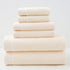 Combed Cotton Towel Set for Bath, Hand and Face, Off White